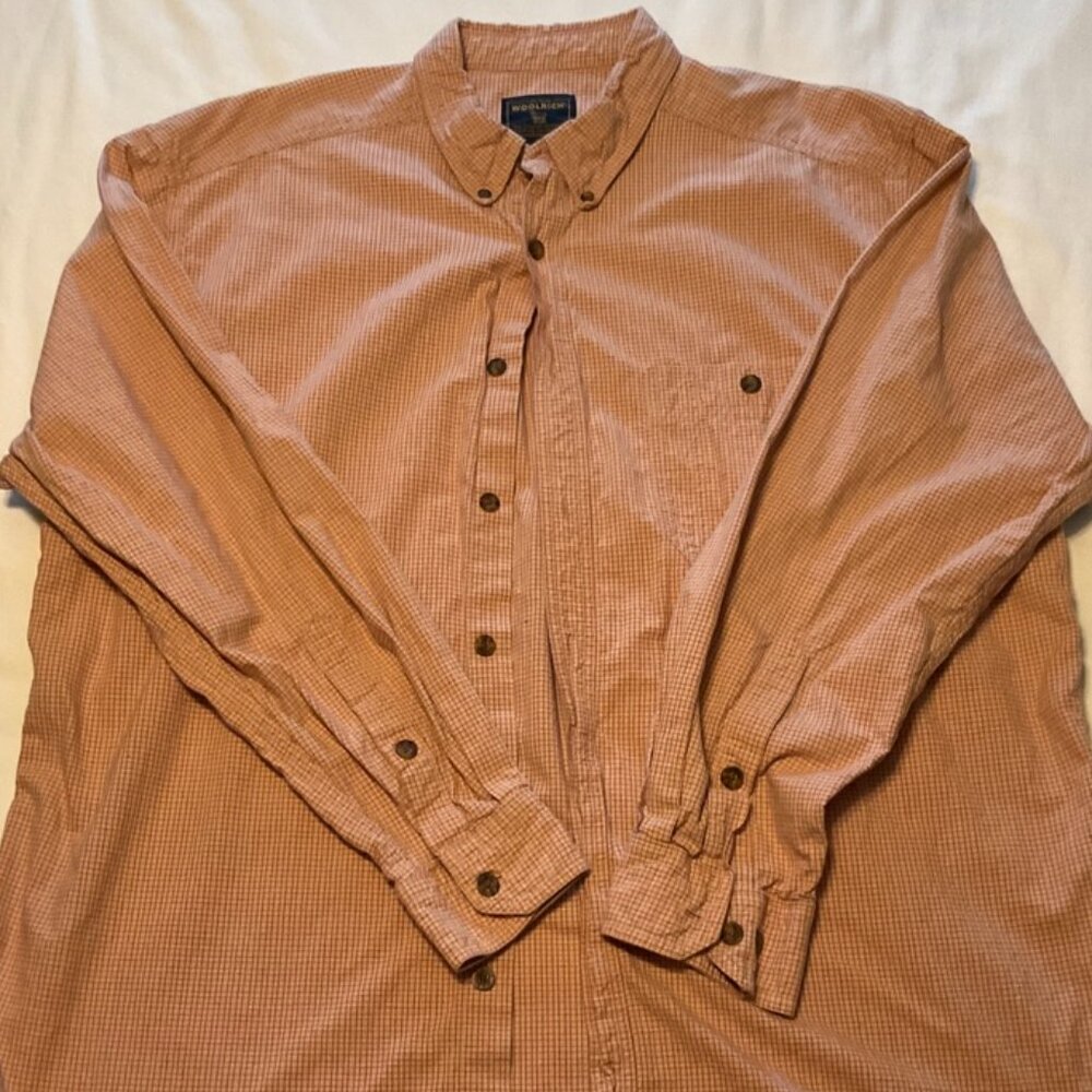 Woolrich Mens Buttondown Long Sleeve Shirt Size XL